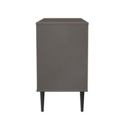 Fuji 6 Drawer Midi Chest Of Drawers In Graphite (Ready Assembled) - thumbnail 3