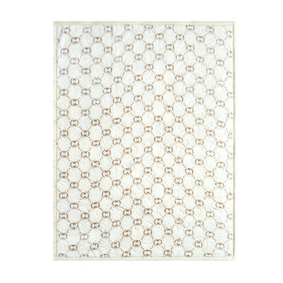 istyle mode Ultra-Soft Coco Cream Blanket Lightweight & Cozy Plush With Embossed Designs, 110Cm X 140Cm