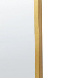 Beliani Wall Mirror Levet 58 Cm 122 Cm Metal Gold - thumbnail 5