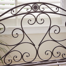 Dibor Vintage Brown 2 Seater Hallway Window Seat Dining Bench With Ornamented Backrest - thumbnail 4