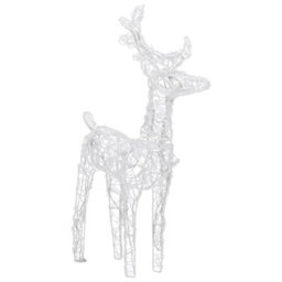 Berkfield Christmas Reindeers 6 Pcs Blue 240 Leds Acrylic - thumbnail 4