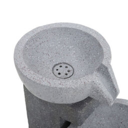 Living And Home Outdoor 72Cmh Solar Powered Garden Water Feature Fountain Rockery Decor With Led Lights - thumbnail 7