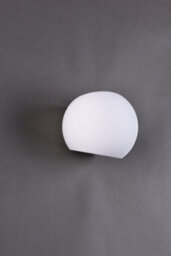 Harper Living Ceramic Spherical Wall Light, Up And Down White Paintable G9 Socket (No Bulb) - thumbnail 4
