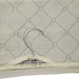 Living And Home 3 Tiers Beige Hanging Handbag Purse Storage Closet Organizer 95Cm (H) - thumbnail 4