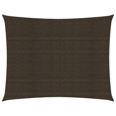 Berkfield Sunshade Sail 160 G/m2 Brown 4X5 M Hdpe - image 1