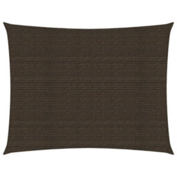 Berkfield Sunshade Sail 160 G/m2 Brown 4X5 M Hdpe - thumbnail 1