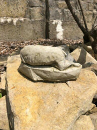 Burgess Sleeping Dog Stone Statue Outdoor Garden Ornament Puppy Dog Sculpture - thumbnail 3