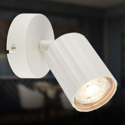 Briloner Off White Metal Wall Lamp Gu10 Single Spot Light Adjustable Reading Spotlight - thumbnail 2