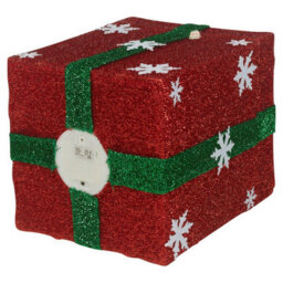 Urbn-Living Urbnliving 31Cm Height Christmas Santa Teddy Pop Up Musical Tunes Novelty Fun Toy Gift Decoration Red Box & Green Bow - Snowman - thumbnail 4