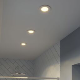 GoodHome Etana White Non-Adjustable Led Warm White Downlight 4.7W Ip65, Pack Of 3 - thumbnail 2