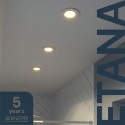 GoodHome Etana White Non-Adjustable Led Warm White Downlight 4.7W Ip65, Pack Of 3 - thumbnail 5