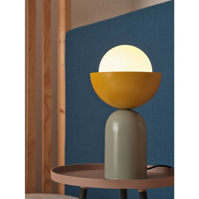 Osram Decor Bowl Table Lamp E14 Green Modern Decorative Bedside Desk Light - image 1