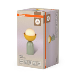 Osram Decor Bowl Table Lamp E14 Green Modern Decorative Bedside Desk Light - thumbnail 3