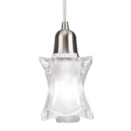 Luminosa Lighting Luminosa Alaska Square Pendant 1 Light L1/sgu10, Satin Nickel - thumbnail 4