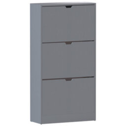 Lassic Vida Designs 3 Drawer Grey Shoe Cabinet - Fsc Certified - thumbnail 9