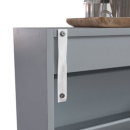 Lassic Vida Designs 3 Drawer Grey Shoe Cabinet - Fsc Certified - thumbnail 8