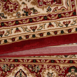 Loomed Gold Red Classical Oriental Medallion Runner Rug 60Cm X 240Cm - thumbnail 7