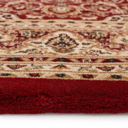 Loomed Gold Red Classical Oriental Medallion Runner Rug 60Cm X 240Cm - thumbnail 4