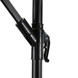 Thehotsale Dark Grey Double-Top Cantilever Parasol Solar Led Lights,3M - thumbnail 8