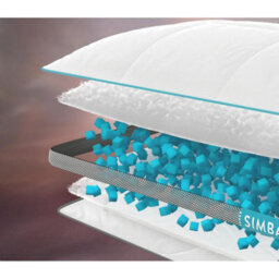 Simba Hybrid Pillow 45X70Cm With Adjustable Height & Firmness, Stratos Cool-Touch Tech, Down-Like Comfort, Machine Washable - thumbnail 5