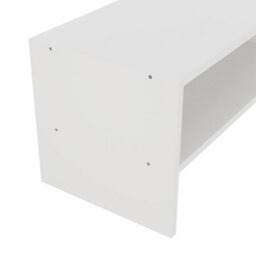 Thehotsale 2 Tier White Load-Bearing Wooden Corner Shoe Rack - thumbnail 5