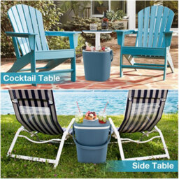 Costway 15 L Outdoor Cool Bar Table Patio Cooler Side Table With Lift Top Lid - thumbnail 6
