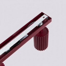 Luminosa Lighting Luminosa Karbon Ceiling Spotlight Bar Burgundy 4X Gu10 - thumbnail 4