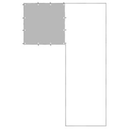 Berkfield Dog Kennel Silver 4.84 M2 Steel - thumbnail 4