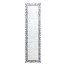 RugsX Carpet, Runner Allure 1960 Greek Key, Frame - Structural, Stylish, Glamour White 70X200 Cm - thumbnail 2