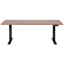 Beliani Electric Adjustable Standing Desk Destines Brown/ Black 180 Cm 80 Cm - thumbnail 5