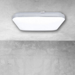 Milagro Palermo 33Cm Modern White Led Ceiling Lamp 40W(150W) Included Remote With Adjustable Brightness And Colour Temperaturee - thumbnail 5