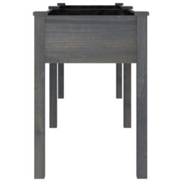 Walplus Planter With Liner Grey 203X53X76 Cm Solid Wood Fir - thumbnail 5