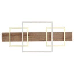 Luminosa Lighting Luminosa Vanni 95X40Cm Integrated Led Semi Flush Ceiling Light White Matt 3X Led 3000K - thumbnail 4