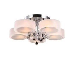 90Cm Led Crystal Ceiling Light Chandelier Lamp, 5 Head - thumbnail 5