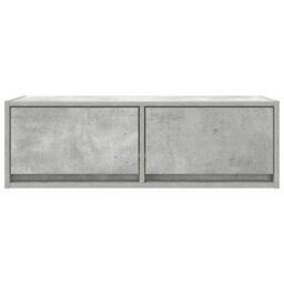 Berkfield Tv Cabinet Concrete Grey 80X31X25.5 Cm Engineered Wood - thumbnail 6