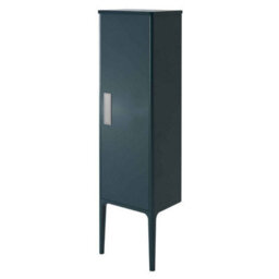 Plum&clay Canaria Blue Bathroom Tall Storage Cabinet With 2 Legs (H)1500mm (W)430mm