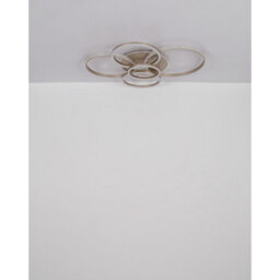 Luminosa Lighting Luminosa Lorelei Semi Flush Ceiling Light Matt Champagne Led 3000K - thumbnail 6