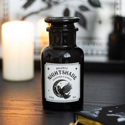 Mystic Raven Deadly Nightshade Apothecary Candle - image 1