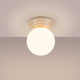 Luminosa Lighting Luminosa Zori Bathroom Ceiling Light Beige 1X G9Ip44 - thumbnail 4