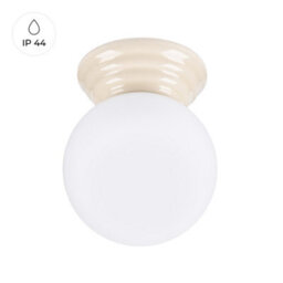 Luminosa Lighting Luminosa Zori Bathroom Ceiling Light Beige 1X G9Ip44