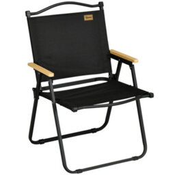 Outsunny Lightweight Portable Folding Chair For Camping, Fishing, Black - thumbnail 2