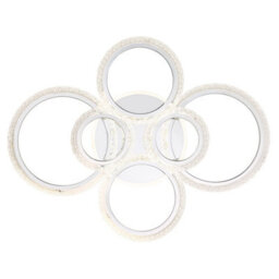Luminosa Lighting Luminosa Salinas Semi Flush Ceiling Light Chrome Led 2700/4000/6000K - thumbnail 4