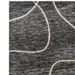 Black Abstract Modern Easy To Clean Rug For Bedroom & Living Room-120Cm X 170Cm - thumbnail 4
