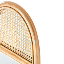 Beliani Standing Mirror Brussey 170 Cm Rattan Natural - thumbnail 7