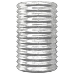 Vidaxl Garden Planter Galvanised Steel 40X40X68 Cm Silver - thumbnail 5