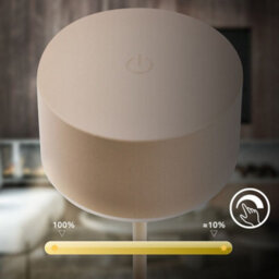 Briloner Led Table Lamp Rechargeable Light Cordless Dimmable Touch Ip44 Warm White Beige - thumbnail 6