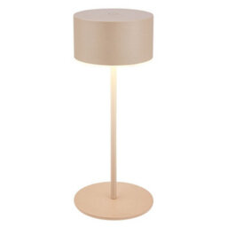 Briloner Led Table Lamp Rechargeable Light Cordless Dimmable Touch Ip44 Warm White Beige