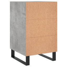 Berkfield Bedside Cabinet Concrete Grey 40X40X66 Cm Engineered Wood - thumbnail 8