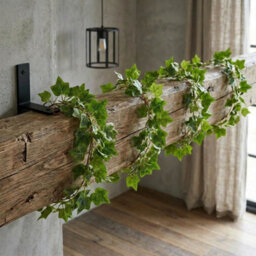 Leaf Pack Of 6 X 160Cm Artificial Ivy Garland Trailing Hanging Plant Faux Foliage - Green - thumbnail 4