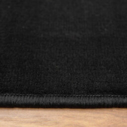 Loomed Grey Black Bordered Geometric Living Room Rug 80X150Cm - thumbnail 4
